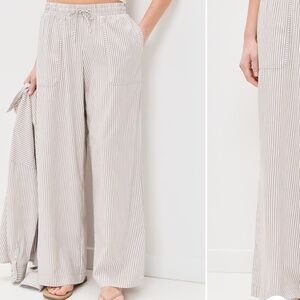 Splendid x Cellajane Blog Poplin Stripe Pants